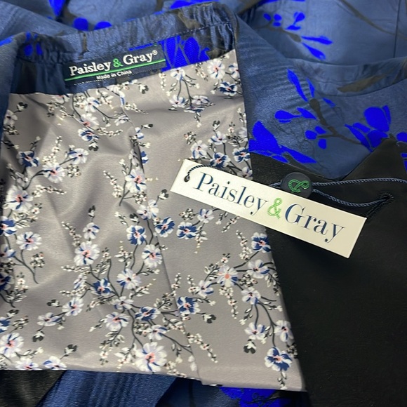 Paisley & Gray Grosvenor Peak Tuxedo Blazer Jacket Slim Electric Blue Various SZ - Picture 4 of 7